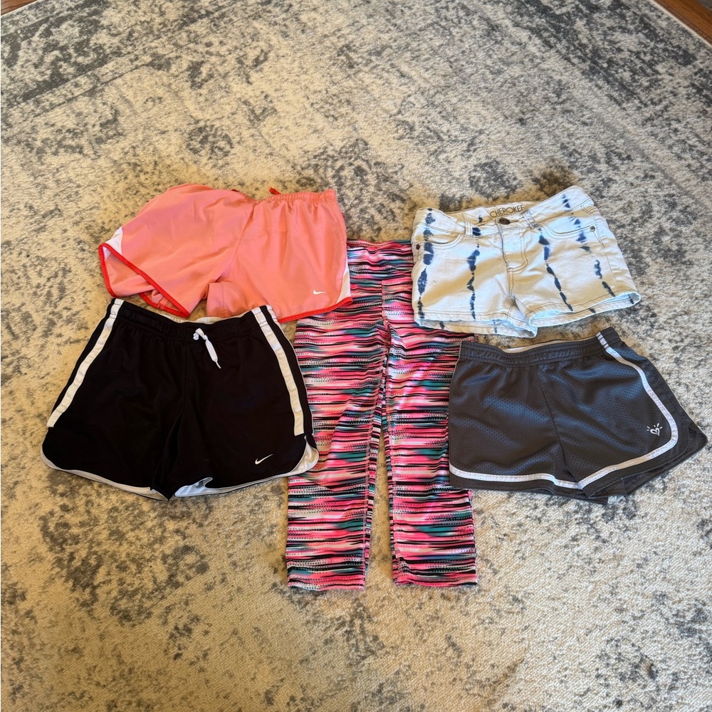 Nike Black and Pink Athletic Shorts Performance Fabric and other brands